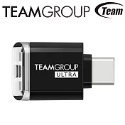 Team 十銓 ULTRA CR I USB-C 讀卡機 microSD 記憶卡 microSDXC TF UHS-I W01 - 黑色