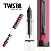三文堂 TWSBI 鋼筆 / ECO / 李紅 & 黑鈦 / Stub 1.1