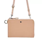 MONDAINE 瑞士國鐵 RFID防盜護照包 - 奶棕色