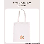日本3COINS-<SPYxFamily> 強強聯手<期間限定>間諜家家酒聯名大容量可肩背帆布袋  粉紅色