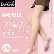 蒂巴蕾 水光微體雕九分踩腳褲(65D/薄款/光腿神器) 膚色