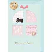 【日本Wa-Life】冬限定｜窗景留言卡片 ‧ 閃亮禮物