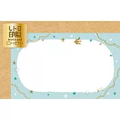 【日本Wa-Life】冬限定｜復古印刷迷你卡片 ‧ 小鳥與星星