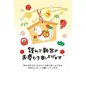 【日本Wa-Life】私製年賀明信片3入 ‧ 繪馬