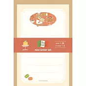 【日本Wa-Life】小廚房Viva Italia 經典美濃和紙小信封紙組 ‧ 甜點小熊主廚
