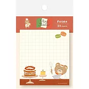 【日本Wa-Life】小廚房Viva Italia 便利貼 ‧ 甜點小熊主廚