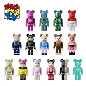 【日本正版授權】隨機1款 BE@RBRICK 庫柏力克熊 50代 盒玩 公仔/擺飾 積木熊 50周年限定