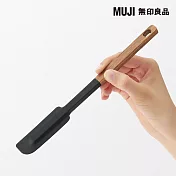 【MUJI 無印良品】木柄矽膠抹刀約長23 cm/1入