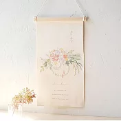【日本Green House】開運招福 精美刺繡掛布 ‧ 迎春花束