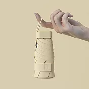 【KISSDIAMOND】小清新便攜手動環扣傘(KDU-1002) FREE 奶黃