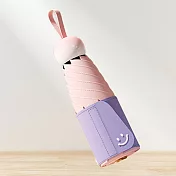 【KISSDIAMOND】一拉即收晴雨兩用手動傘(KDU-509) FREE 蜜桃粉