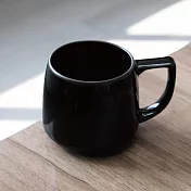 【Cores】小巧KIKI美濃燒馬克杯｜瓷製可微波(黑) 黑