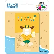 早午餐兄弟系列SuperCard悠遊卡 度假Puppy【受託代銷】