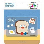 早午餐兄弟系列SuperCard悠遊卡 吐司大哥【受託代銷】