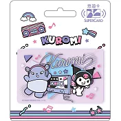 三麗鷗街頭音樂SUPERCARD悠遊卡 酷洛米(透明)【受託代銷】
