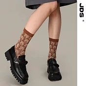 【JDS設計襪】精梳棉塗鴉設計襪  冬意暖襪 熊熊