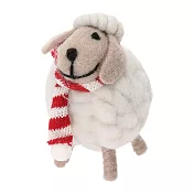 【日本Mark’s】Mocomoco Animal手工毛氈聖誕擺飾 ‧ 圍巾小羊