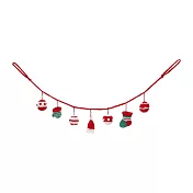 【日本Mark’s】Felt & Knit手工針織彩條吊飾組 ‧ 聖誕元素