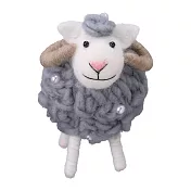 【日本Mark’s】Mocomoco Animal手工毛氈聖誕擺飾 ‧ 珍珠小羊/灰色