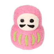 【日本Mark’s】干支招福毛氈造型擺飾 ‧ 達摩/粉紅色