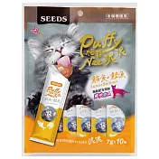Puffy帕菲Nee泥泥愛貓肉泥條(鮪魚+鮭魚+維他命A)7G*10入