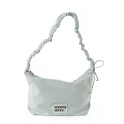 Masmarulez 兩用尼龍斜背包 粉藍色