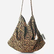 Masmarulez 慵懶風肩背包 棕色豹紋