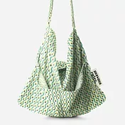 Masmarulez 慵懶風肩背包 綠葉