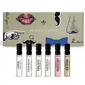 PENHALIGON’S 潘海利根 典藏香氛禮盒(2mlX6)[月亮女神+狐狸+廣霍之匣+牧羊少年+公鹿+黑玫瑰]-香水航空版 (效期至2028.05)