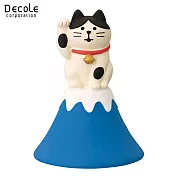 【DECOLE】concombre FUKU福MONO 開運富士山  富士山招財貓・八字臉