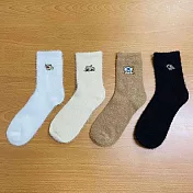 【Missking 1983】澳絨醜水豚中筒襪 (4雙組)