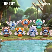 TOPTOY 迪士尼史迪奇野性動物搪膠毛絨盲盒 _單入隨機款