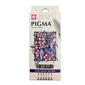 【SAKURA】筆格邁代針筆套組 (6入) 彩色