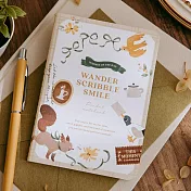 【wwiinngg】空白護照筆記本-花開午茶時刻(沐綠)