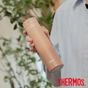 【THERMOS膳魔師】保溫瓶450ml_(JNS-455-GCC)漸層可可