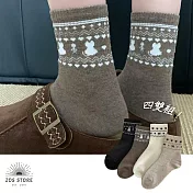 JDS.SOCKS 百搭復古民族風棉襪   * 四入，不挑