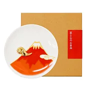 【日本悠悠庵】富士山 線香座盤 ‧ 赤富士