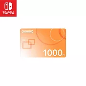 【Nintendo 任天堂】Switch NS 日本 eShop Nintendo 預付序號 JPY 1000