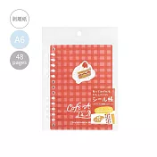 【日本BGM】貼紙簿/貼紙收集冊A6 ‧ 喫茶咖啡館-切片蛋糕