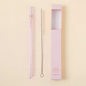 好玻GOODGLAS | 玻玻島-奶油色玻璃吸管/太空貓