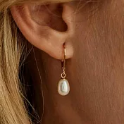 【HandStyle】耳環 輕奢小眾設計法式復古風單珍珠耳環_93030