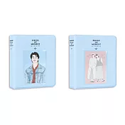 珠友 64K皮質雙格集卡冊-64枚 01藍