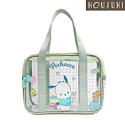 【HOUSUXI舒希】三麗鷗帕恰狗-兒童餐袋-A3(任選) 防潑水透明款