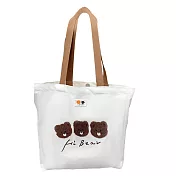 【Sayaka紗彌佳】單肩包 日系甜美風格小熊刺繡貼花造型萬用單肩包 -三隻熊款