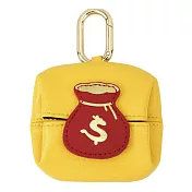 【Sayaka紗彌佳】龍來錢袋皮革釘扣式零錢包 -錢袋款