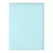 KOKUYO Campus透明資料夾收納冊40頁(A4加大)- 淺藍