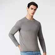 【ST.MALO】石墨烯溫感高彈流線男上衣-2522MT- M 卡斯特灰
