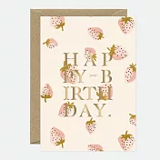 【AWS】Strawberries - Birthday 生日卡