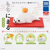 【日本正版授權】全套5款 鏡餅動物們 P3 扭蛋/轉蛋 098314