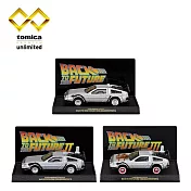 【日本正版授權】TOMICA PREMIUM 無極限 回到未來 40週年套組 時光機/迪羅倫 玩具車/多美小汽車